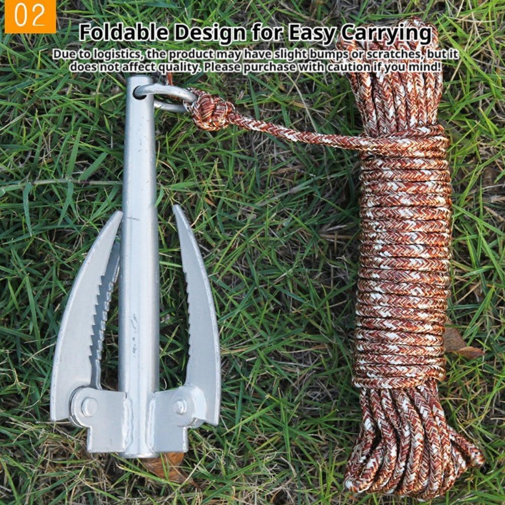 Outdoors Grappling Hook Surviv - Fishing Boat Anchor ulasan dan harga