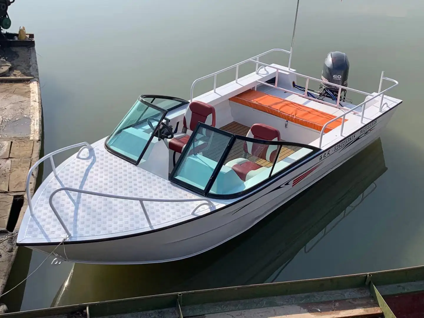 KAIP Luxury Aluminum Yacht 5.2 - Fishing Boat Fiberglass ulasan dan harga