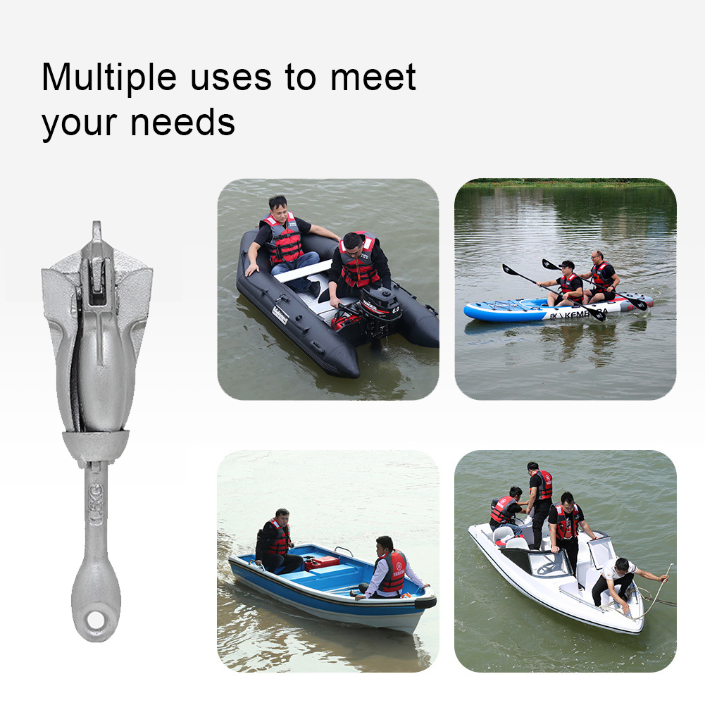 0.7/1.5KG Grapnel Anchor Folda - Fishing Boat Anchor ulasan dan harga