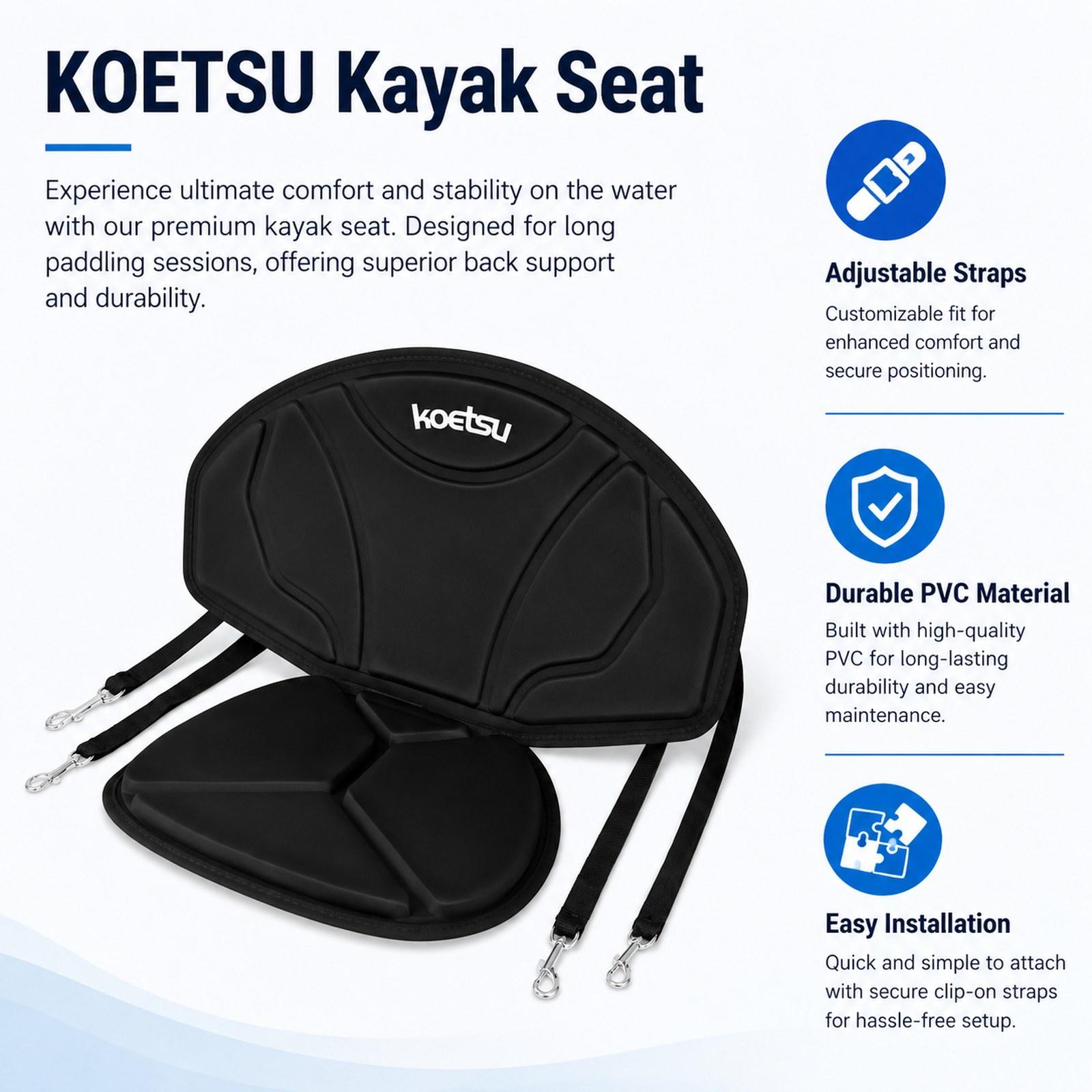 Kayak Seat Padded Easy to Inst - Fishing Boat Seat ulasan dan harga